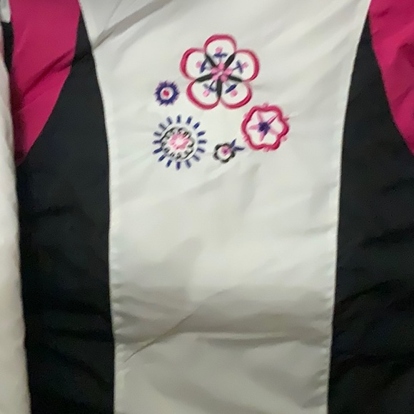 NWT Rothschild color block puffer Jacket w scarf & hat - Picture 6 of 8